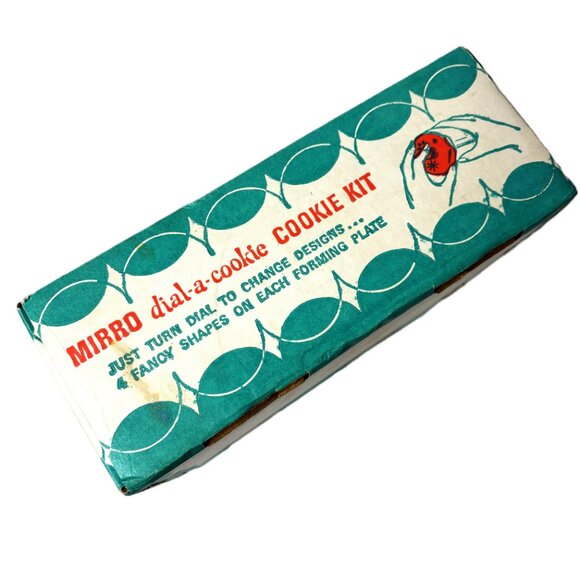 vintage 1950's Mirro Dial a Cookie Press Complete in Original Box - Picture 9 of 11